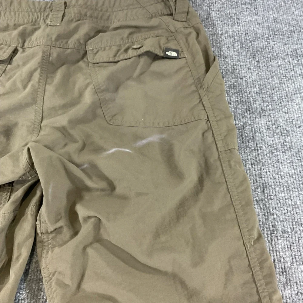 The North Face Womens Hiking Pants Size 6 Brown Nylon Outdoor Travel Straight Lg